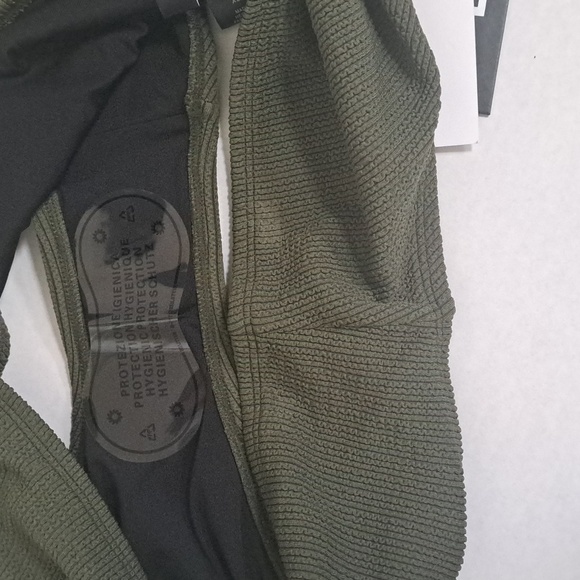 DKNY Textured High Waist Bikini Swim Bottom XL - Picture 9 of 11